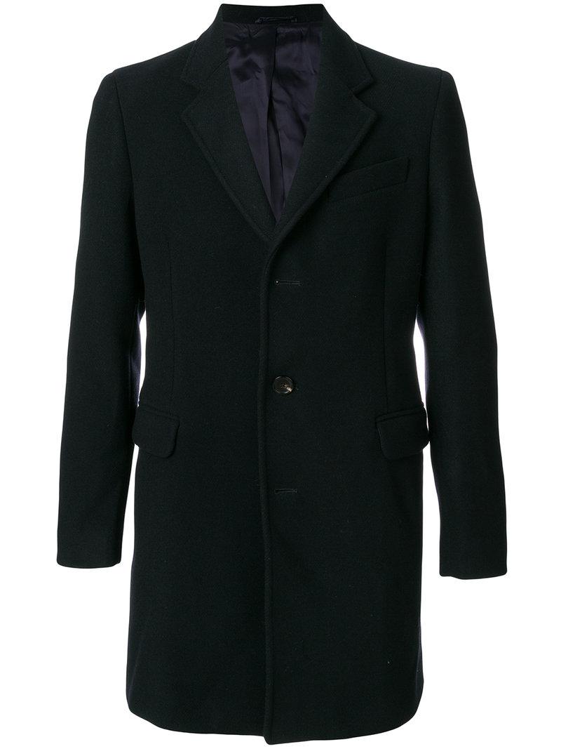 Lyst - Dondup Single-breasted Coat in Blue for Men