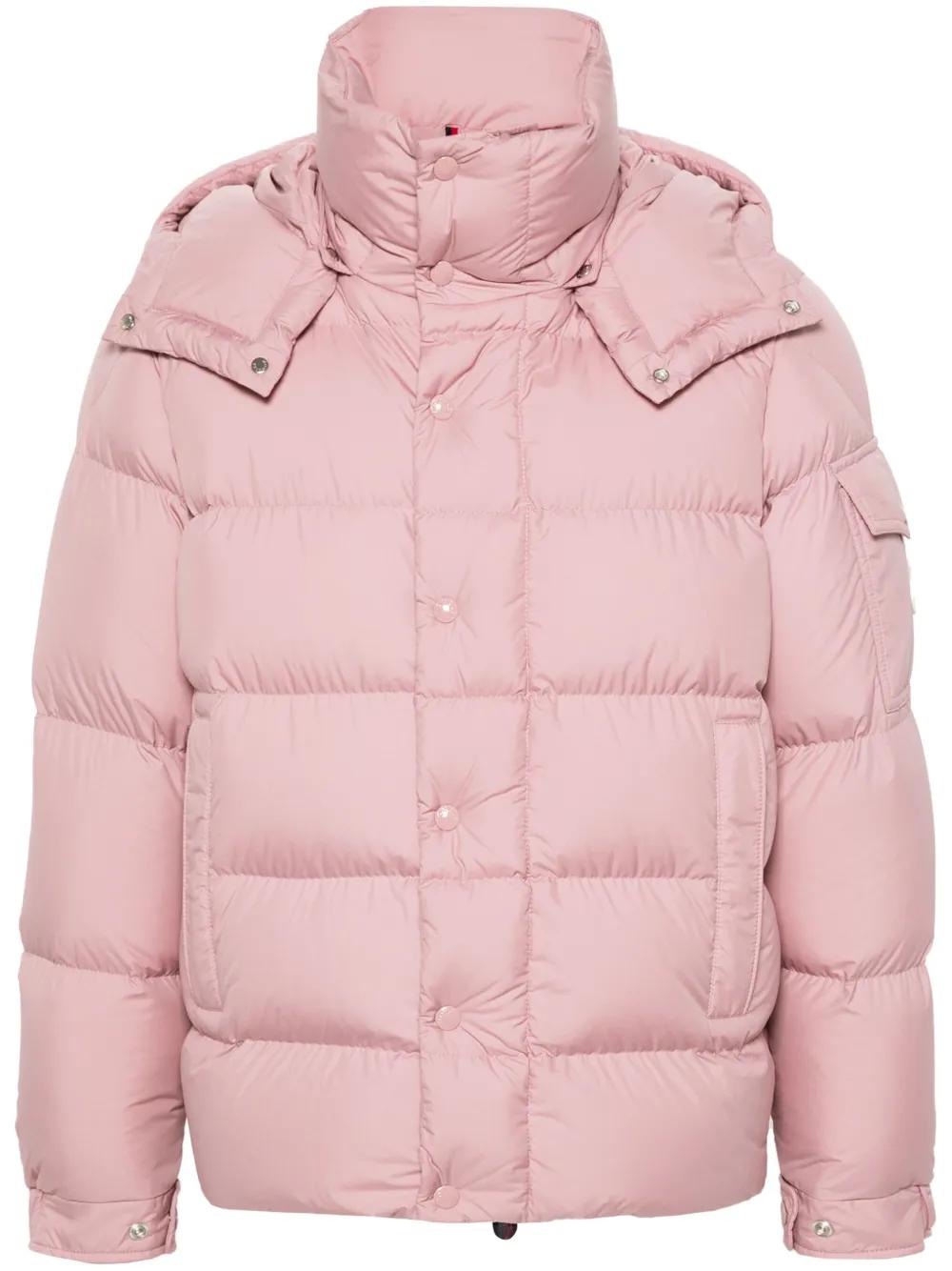 HOT Moncler Maya Jacket Pink Puffer Jacket Womens Pink