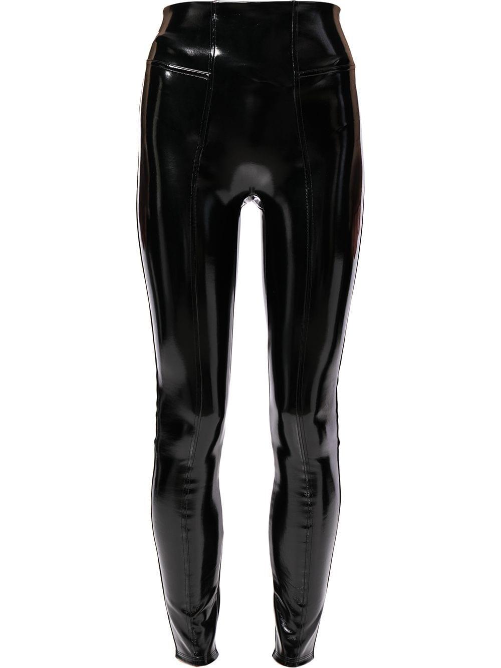 Spanx Faux-leather Vinyl leggings in 