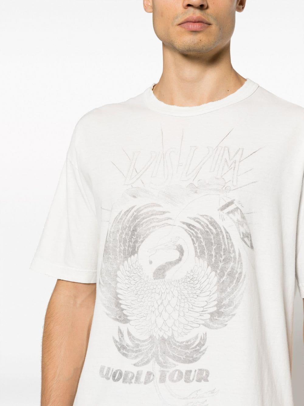 Visvim Crash World Tour Cotton T-shirt in White for Men | Lyst