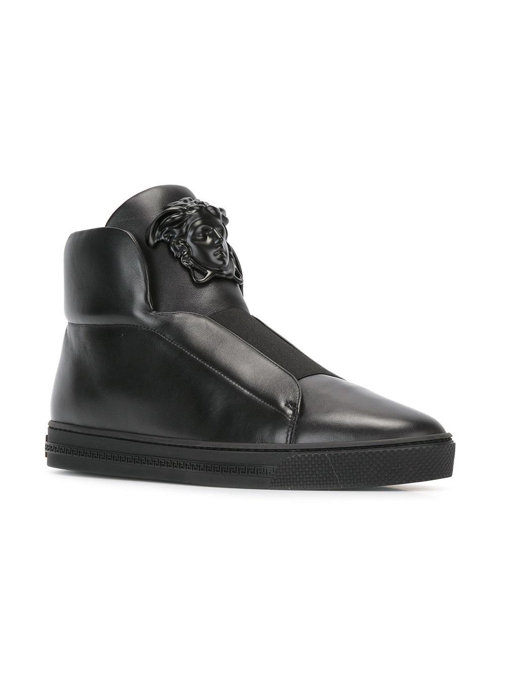 versace leather sneakers