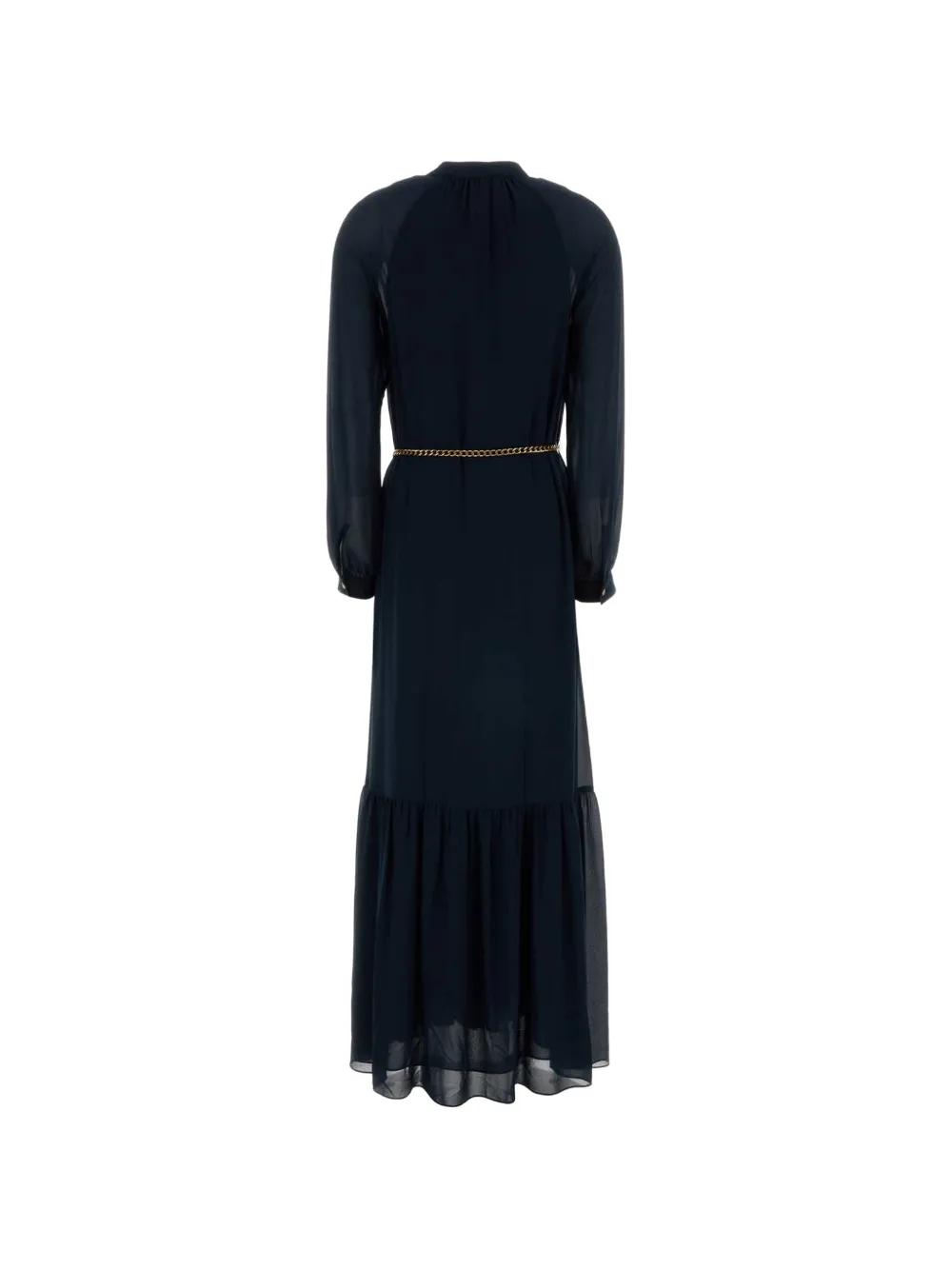 navy blue dress for baby girl Michael Kors Fall/Winter 2022: Urban Glamour – Fashionality.nyc main image 1