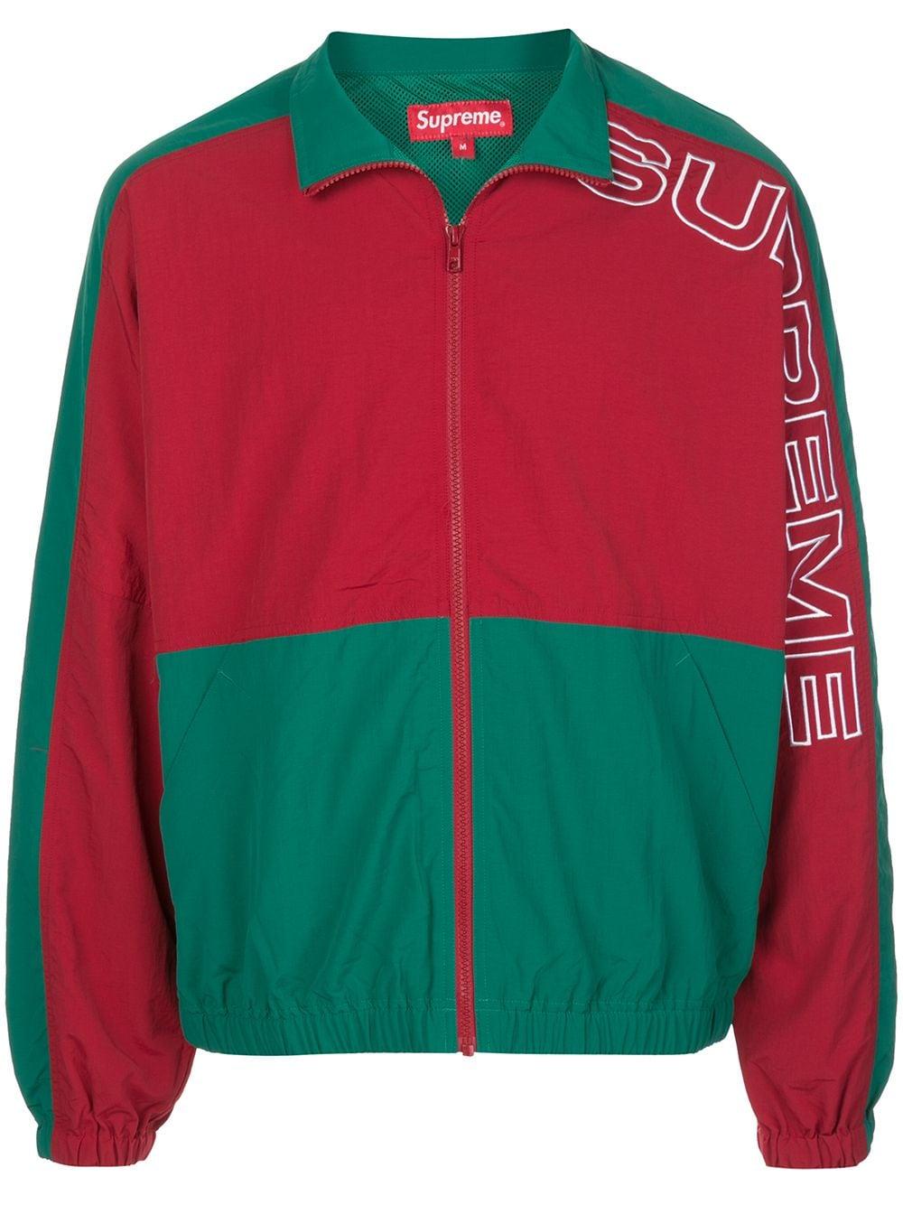 人気提案 Split Supreme 17SS Track Black Jacket - ナイロンジャケット