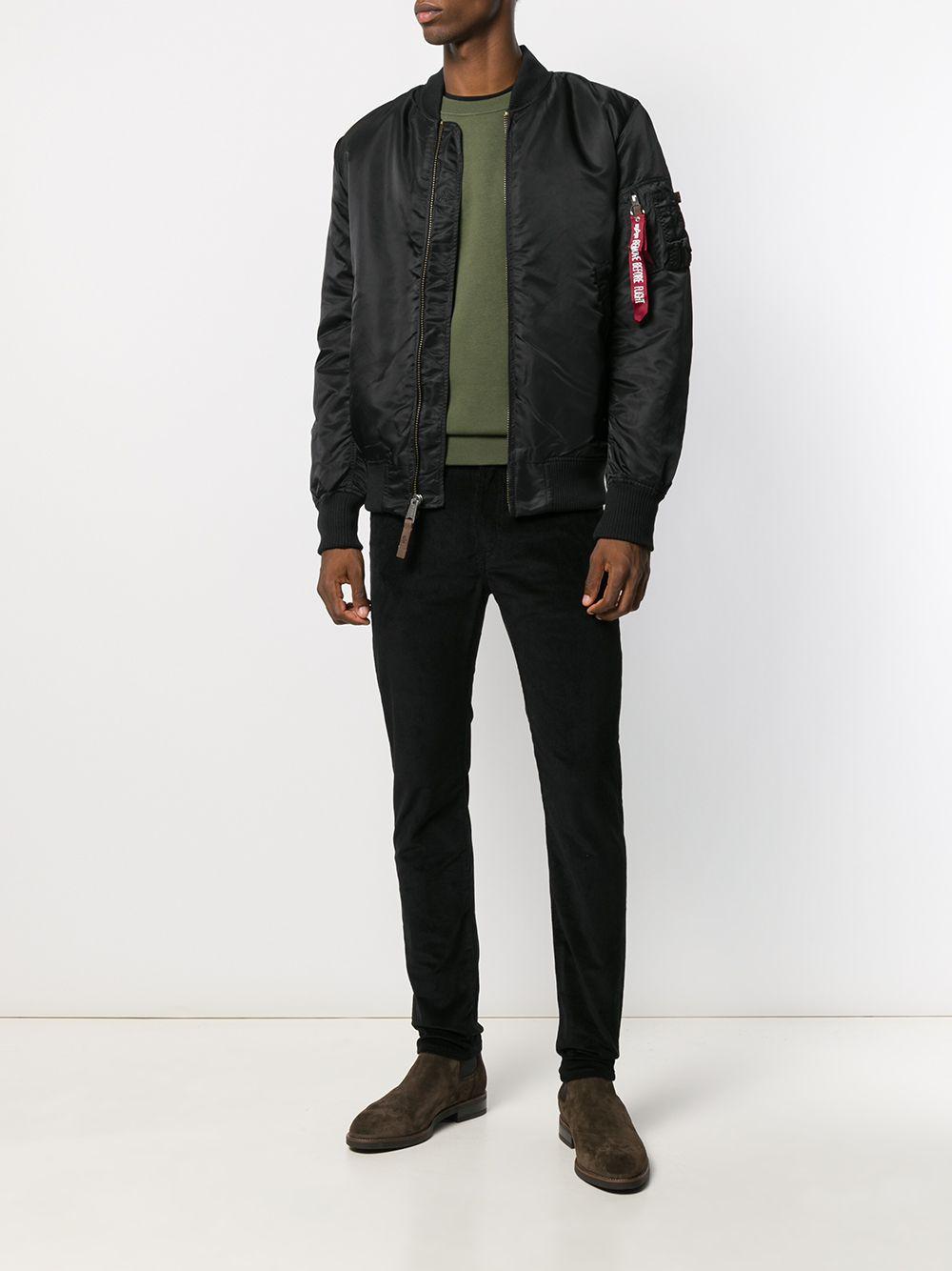 Alpha Industries Synthetic Ma 1 Vf 59 Long Bomber In Black For Men Lyst Alpha Industries Synthetic Ma 1 Vf 59 Long Bomber In Black For Men Lyst