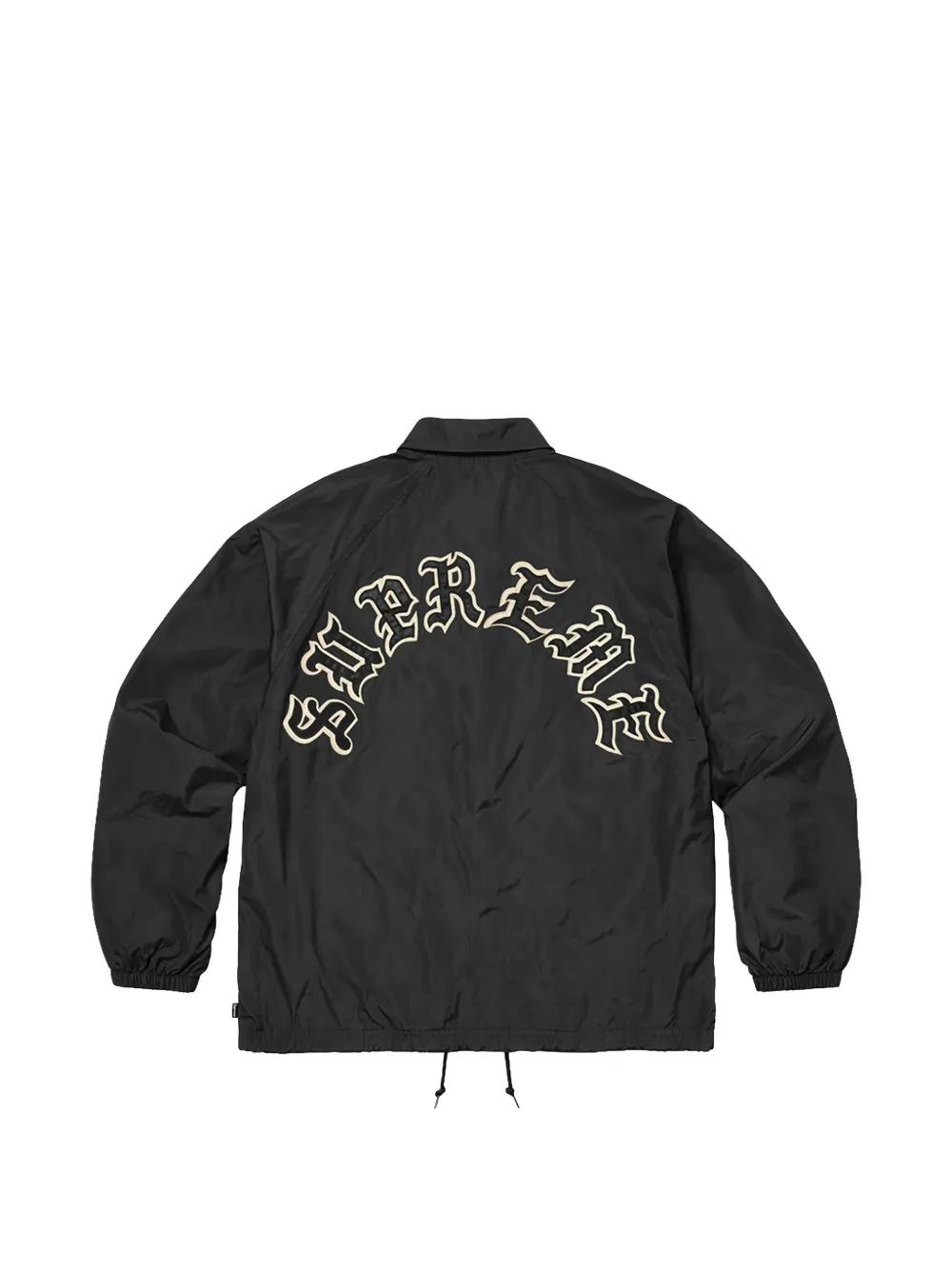 Supreme Old English Arc Jacket in Black for Men | Lyst