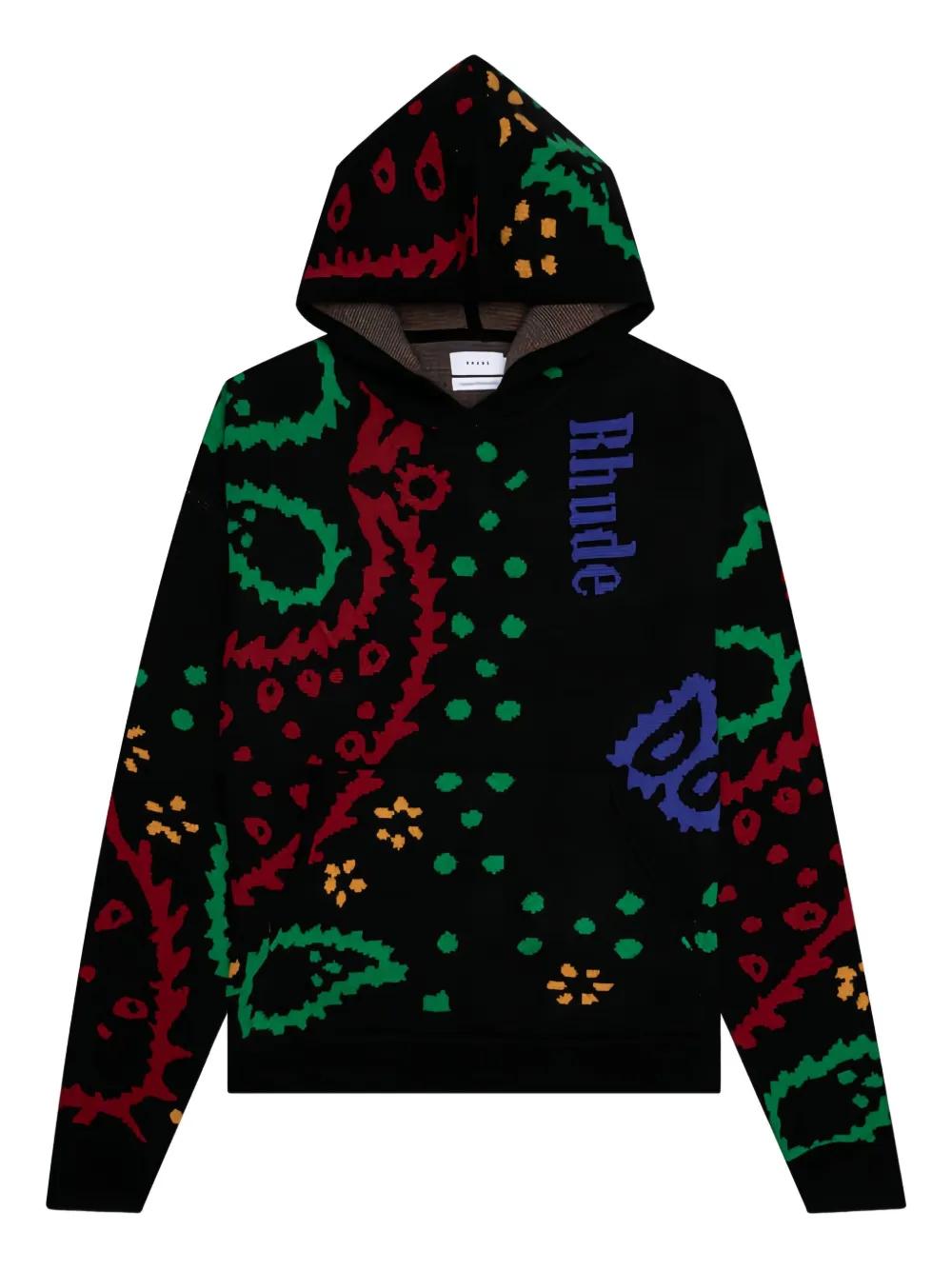 RHUDE Cadre ロゴ プリント コットン パーカー 人気 メンズ Rhude パーカー | オンラインセールは最大51%オフ | Lyst