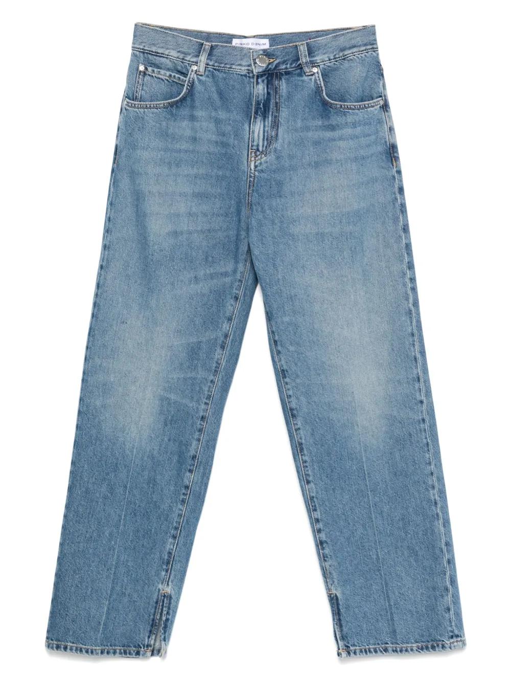 Pinko Relaxed Fit Denim Jeans in Blue | Lyst
