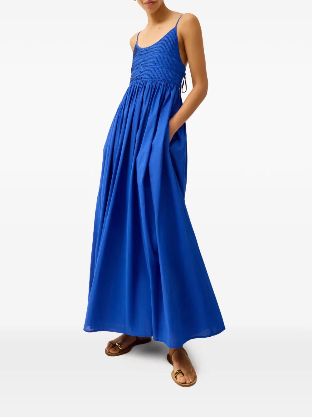 bailey blue dress Linen Suiting Bailey Dress  Cinq  Sept
