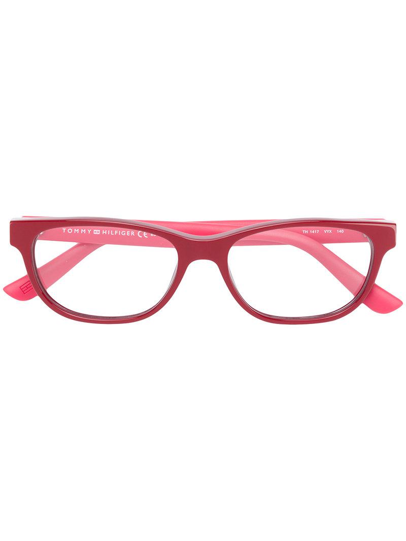 tommy hilfiger glasses red