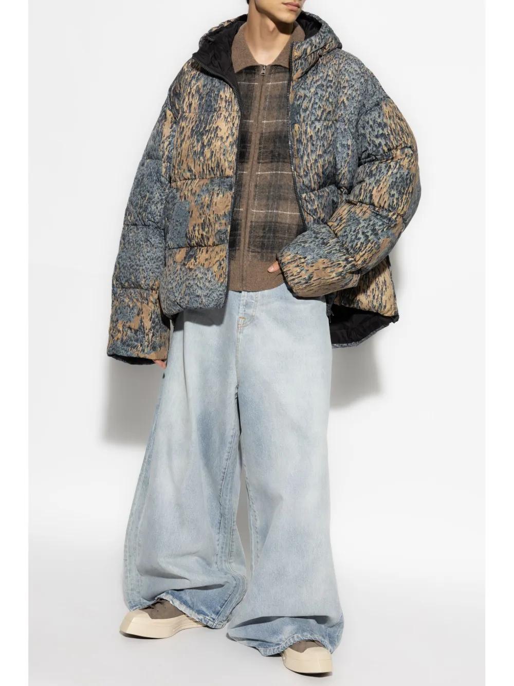 【正規品】極美品 DIESEL W-BOGAERT Puffer jacket Diesel W Bogaert Jacket Brown/Grey Down & Puffer Jackets Diesel