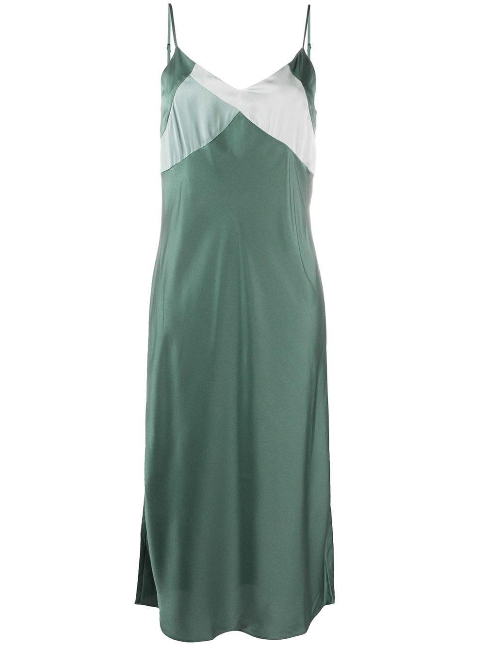 Robe-nuisette colour block Ba&sh en coloris Vert | Lyst