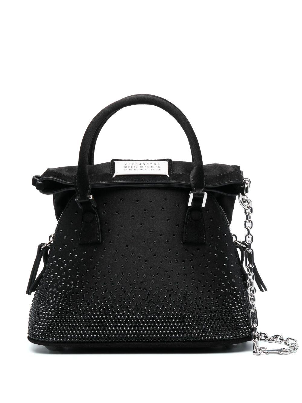 Maison Margiela Micro 5ac Embellished Tote in Black | Lyst