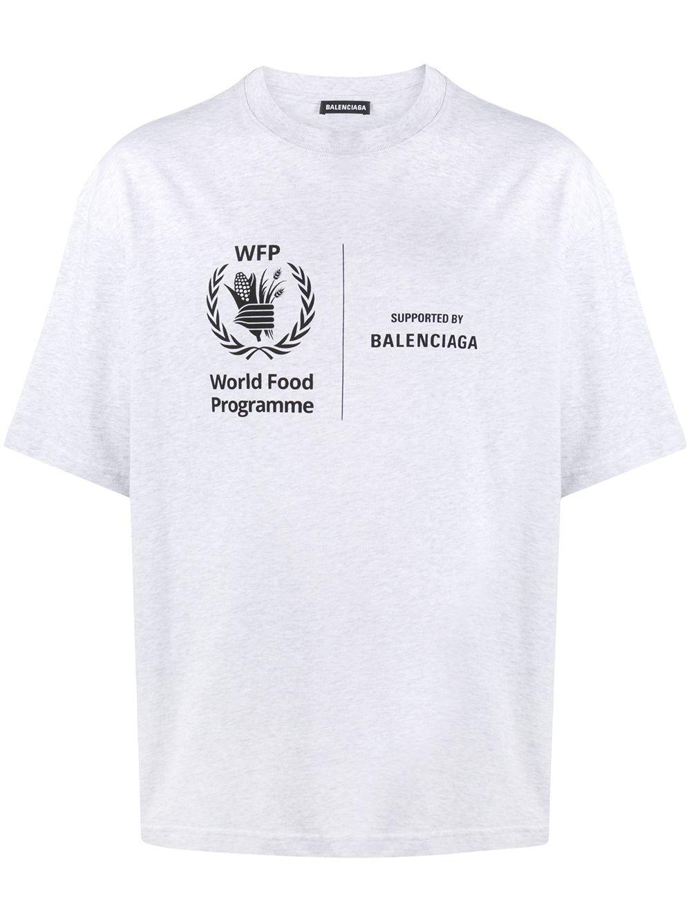 balenciaga gray t shirt