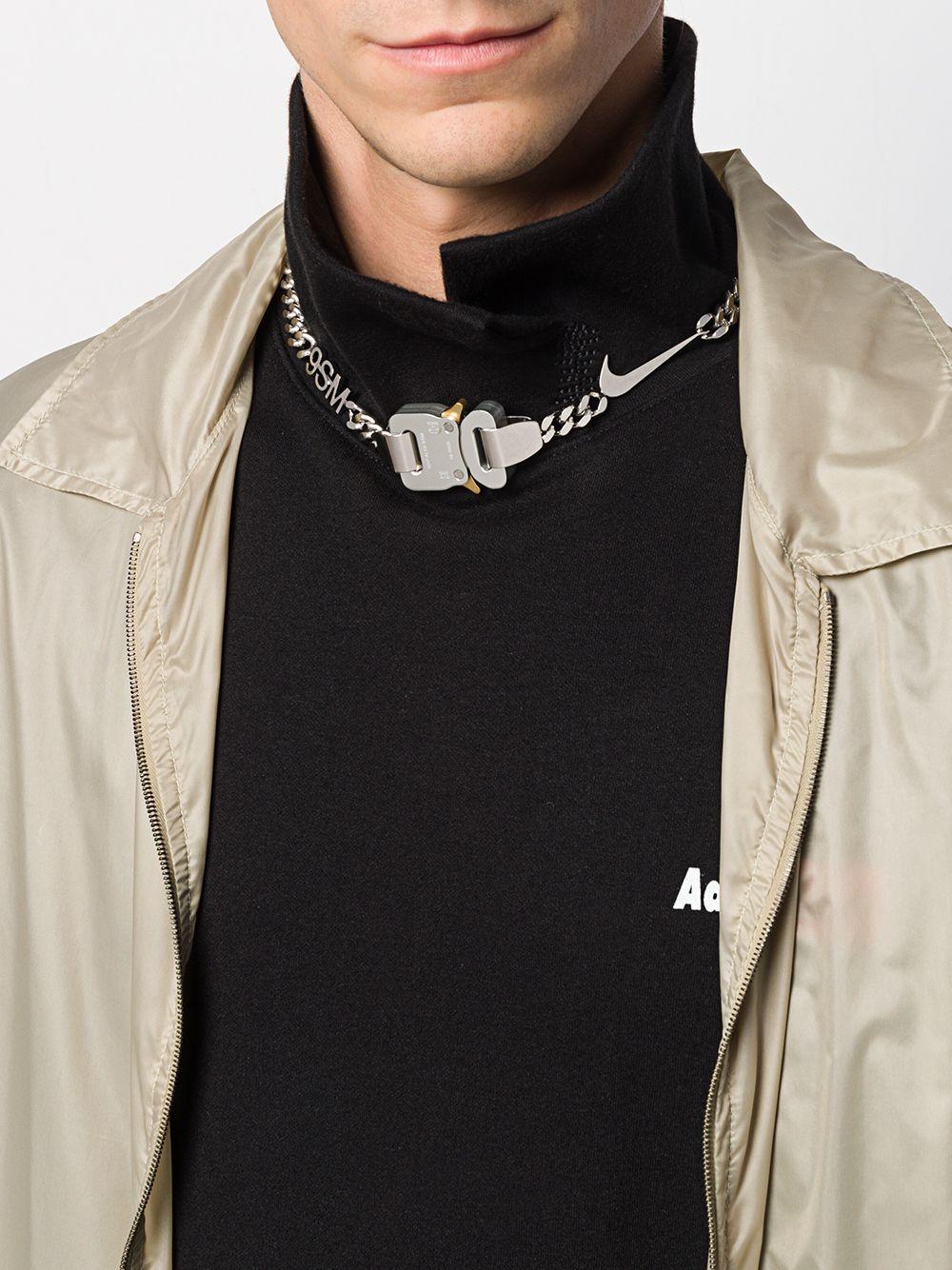 1017 ALYX 9SM X Nike Hero Chain Necklace in Silver (Metallic) | Lyst