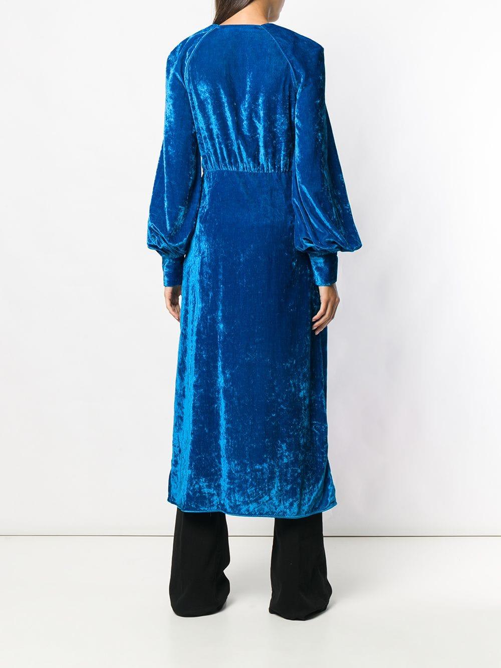 velvet robe dress