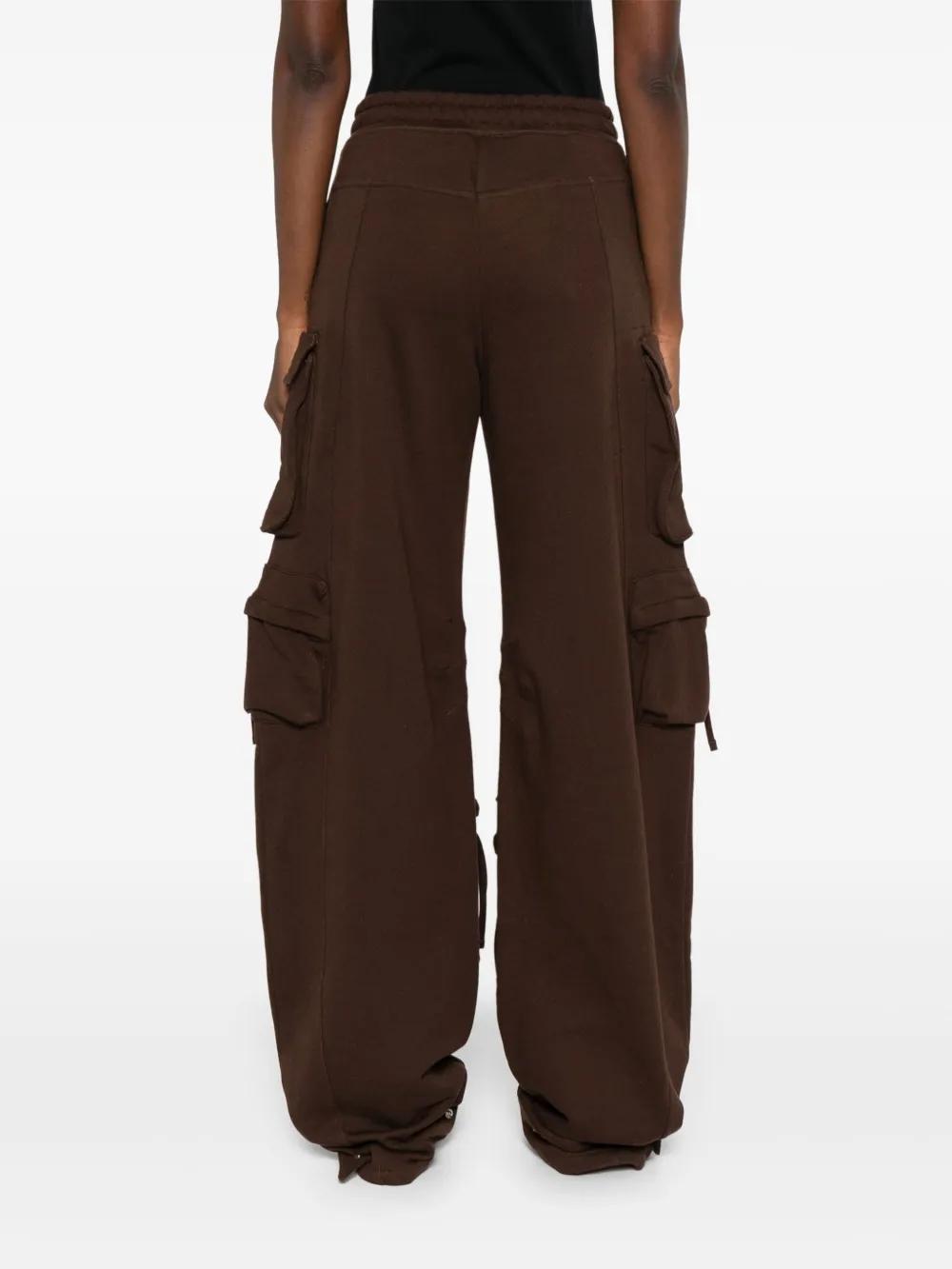 the atticoのワイドカーゴパンツ THE ATTICO ローライズ ワイドカーゴジーンズ | NET-A-PORTER