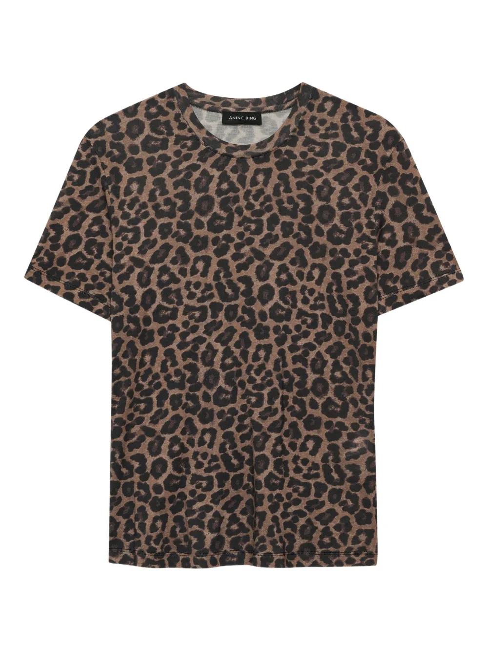 ANINE BING　レオパード　 Tシャツ 追加【ANINE BING/アニン ビン】 LEOPARD Tシャツ（Tシャツ