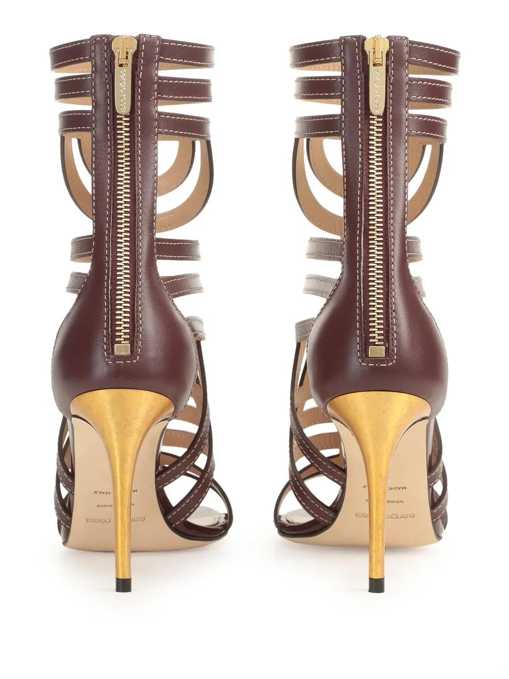 フラットシューズ SERGIO ROSSI SR AGATE FLAT SANDALS IN SMOOTH LEATHER B11740MFL310154.6024.1.H1.jpg