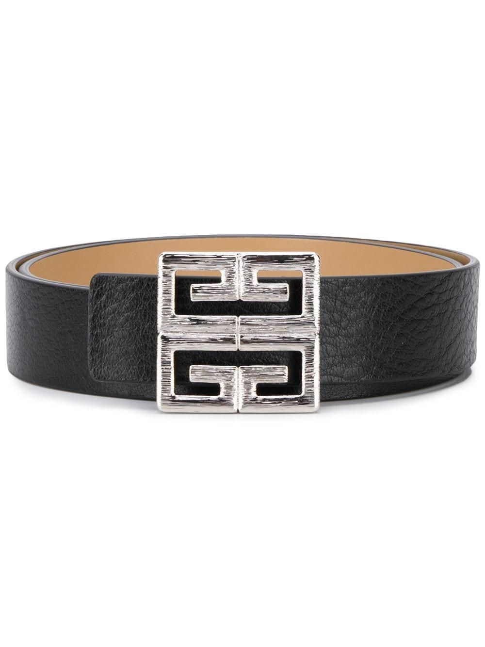 Givenchy Leather 4g Logo Buckle Belt in Black for Men - Save 40% - Lyst