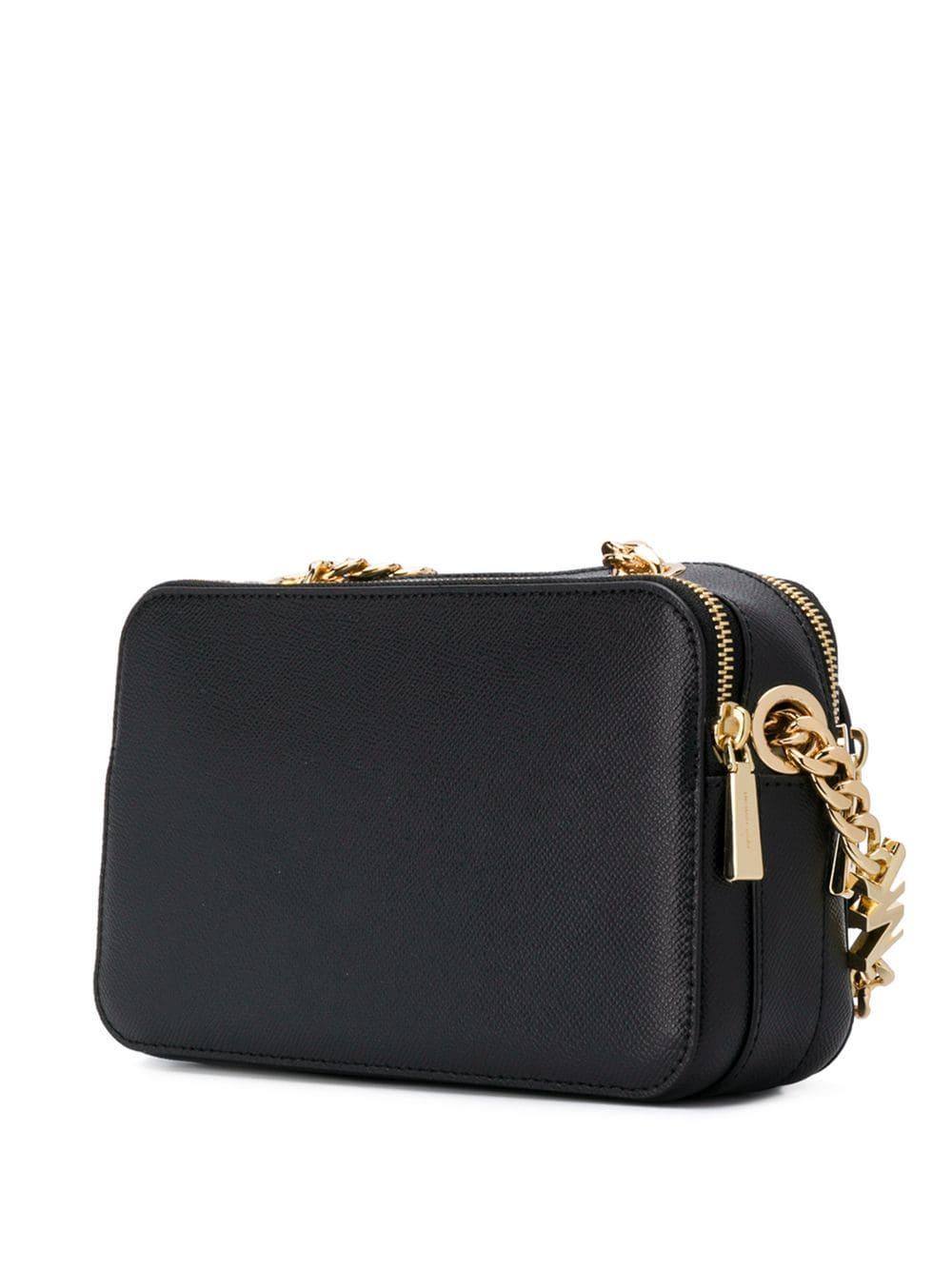 MICHAEL Michael Kors Sylvia Crossbody Bag in Black - Lyst