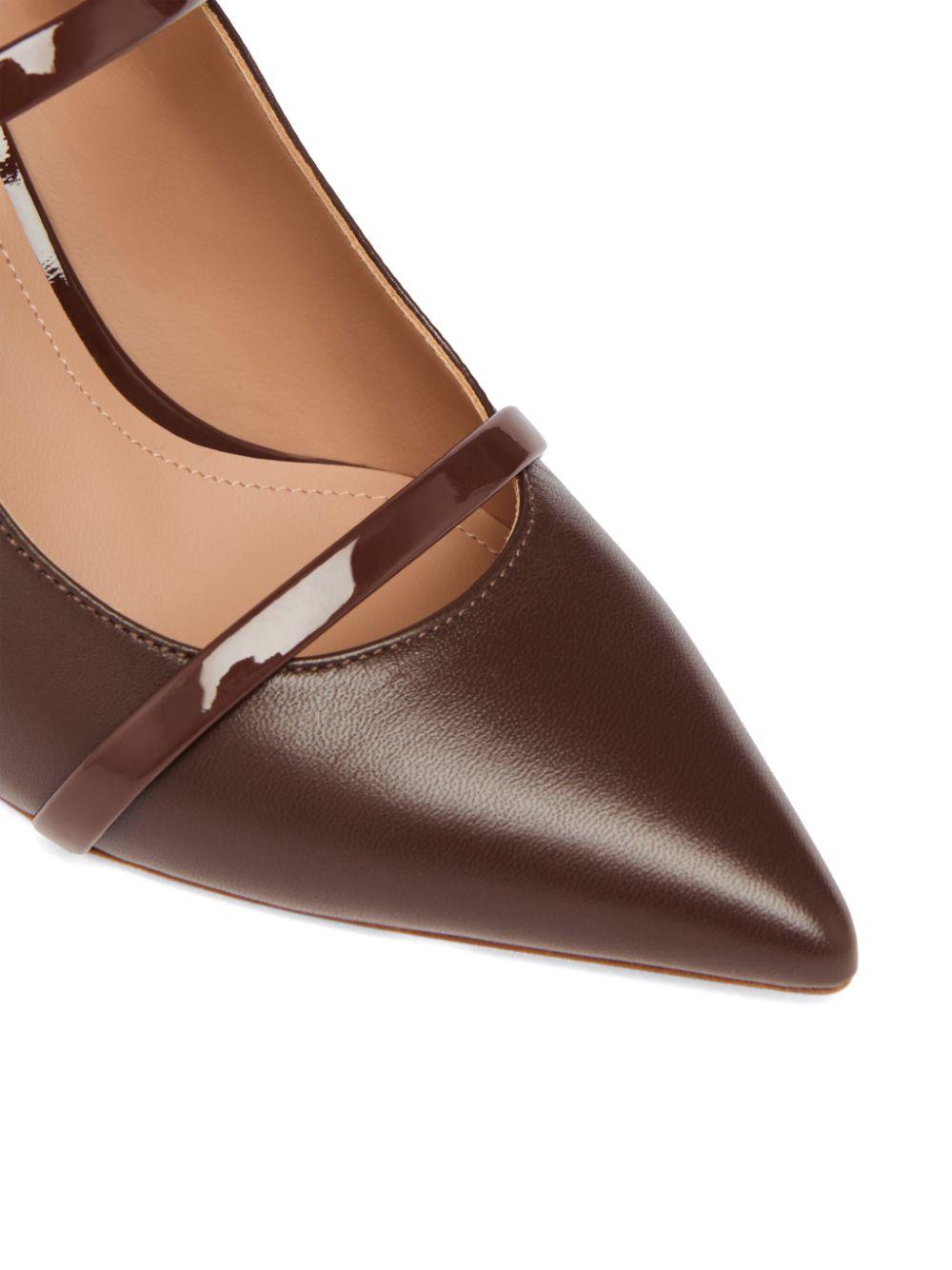 Malone Souliers レディース ブラウン Maureen 70mm ミュール ヒール