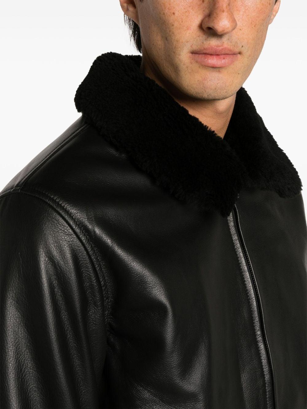 Veste col en fourrure artificielle Sandro pour homme en coloris
