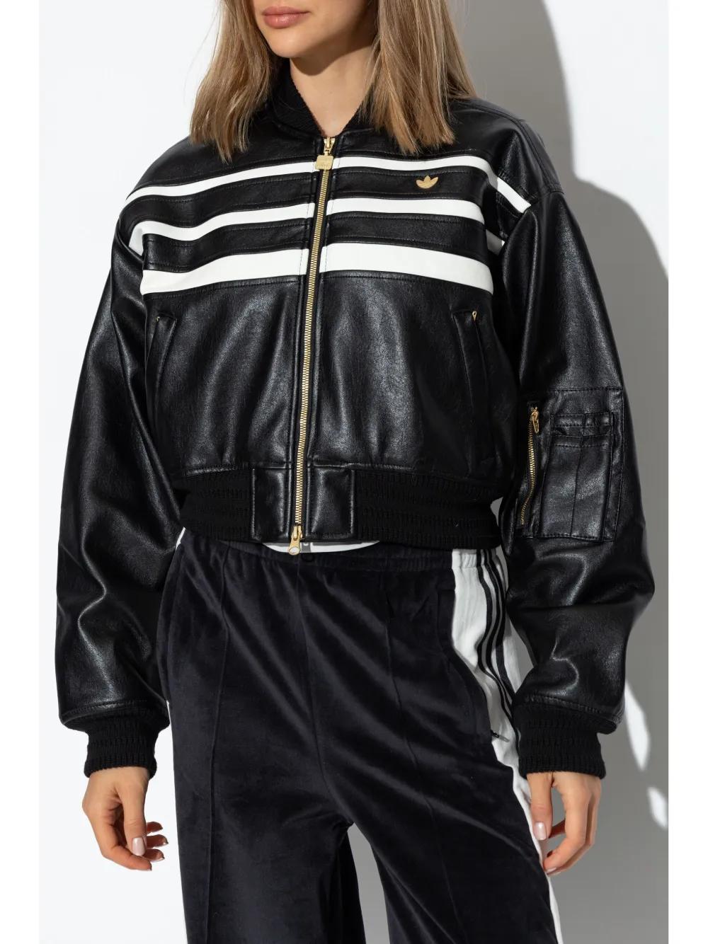 adidas Originals Jacket With Logo in Black | Lyst adidas Originals Jacket With Logo in Black | Lyst