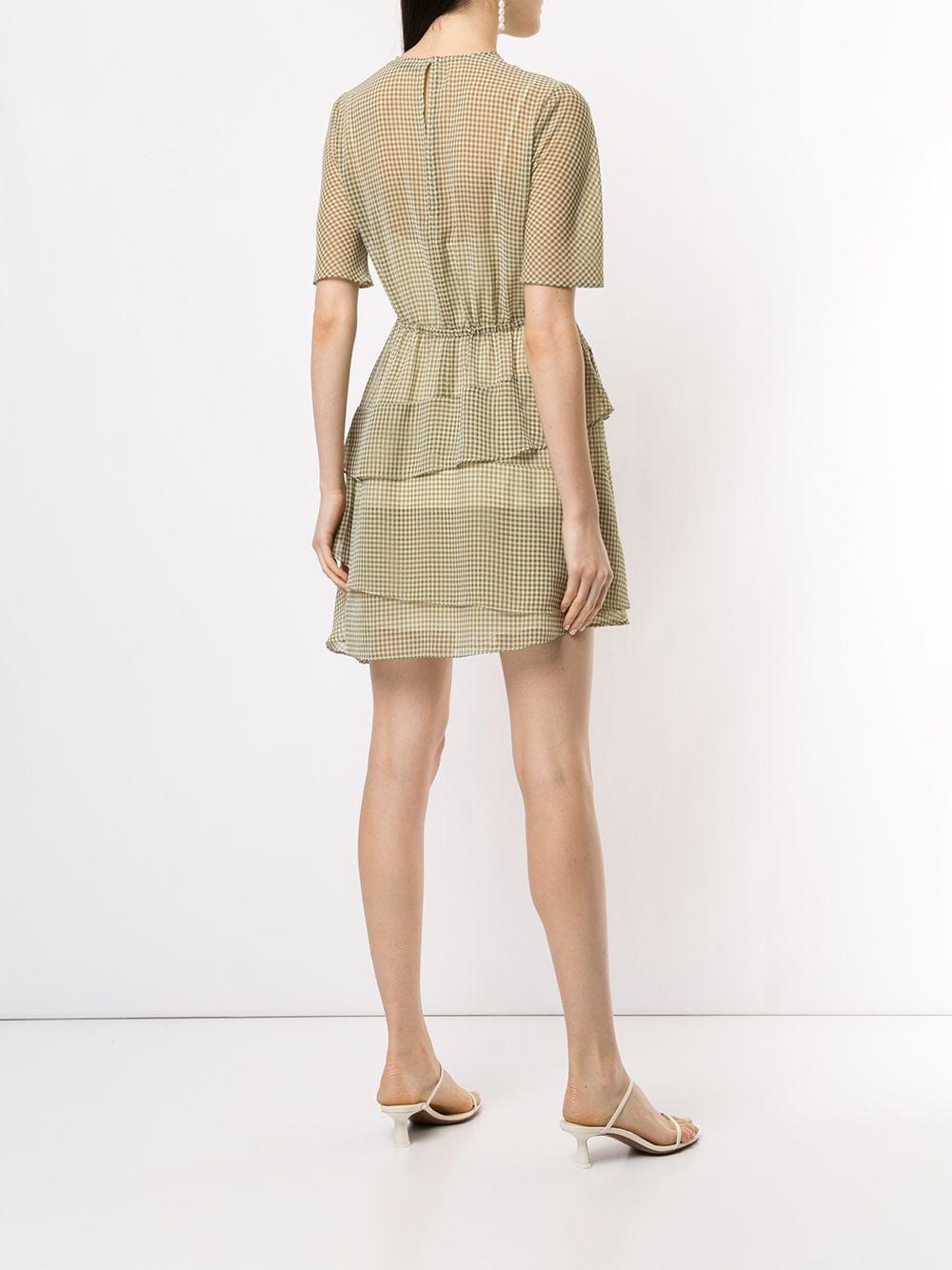 Camilla and marc one shoulder green mini dress Clearance