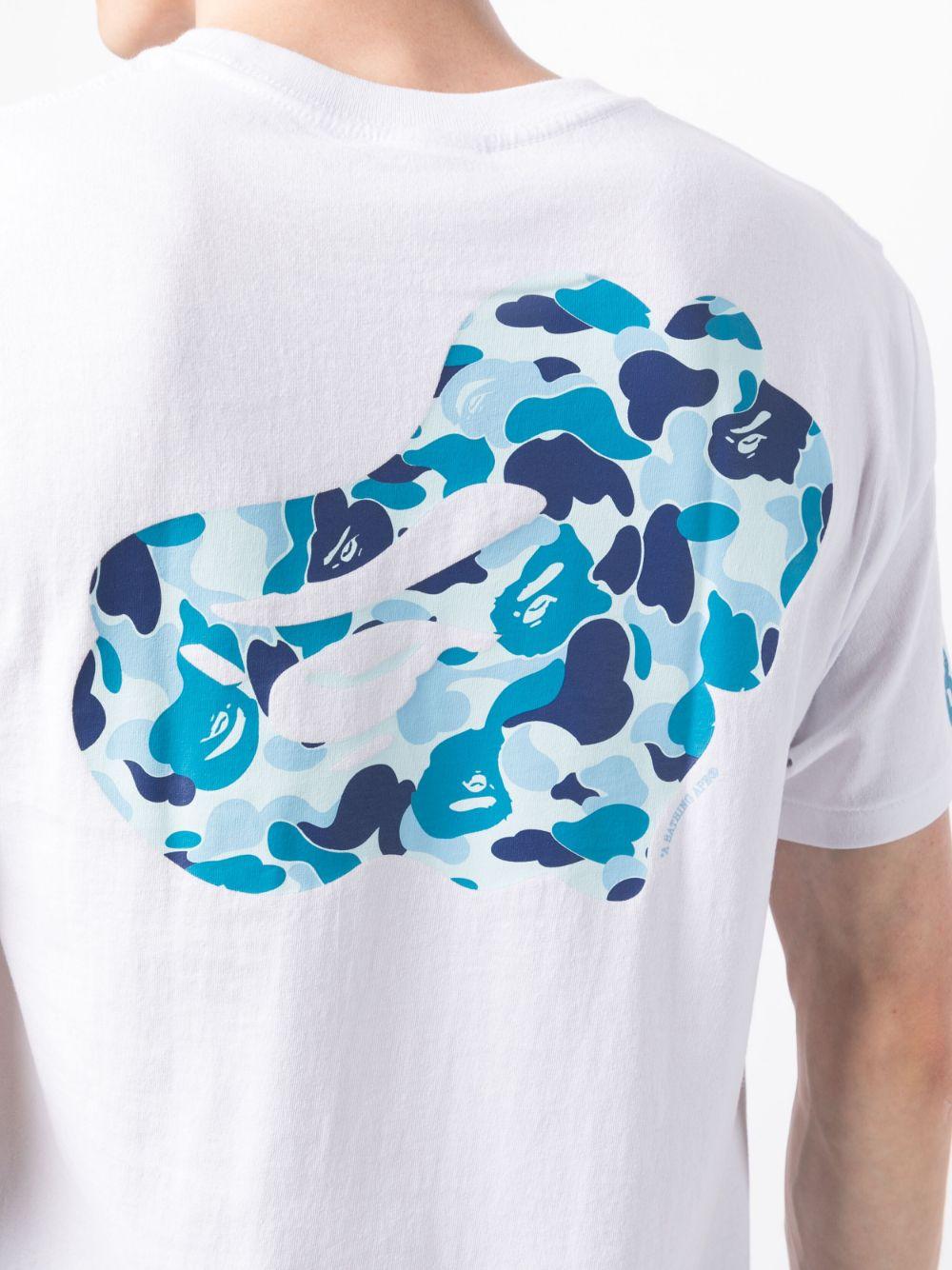 A Bathing Ape Abc Camouflage-print T-shirt in White for Men | Lyst
