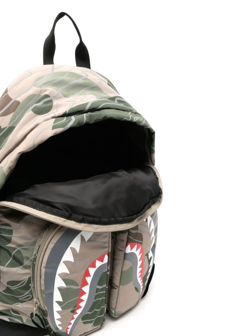 A Bathing Ape 1st Camo Shark Backpack in Purple for Men