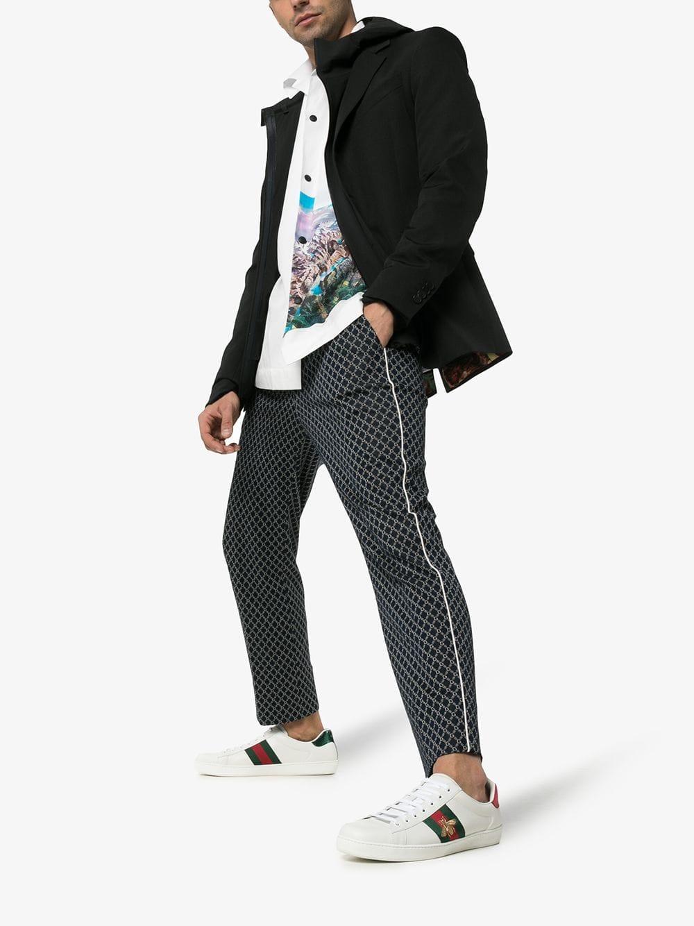 gucci ace bee sneakers mens