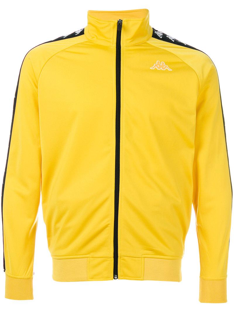 Kappa Zipped Sport Jacket in Yellow & Orange (Yellow) for Men - Lyst