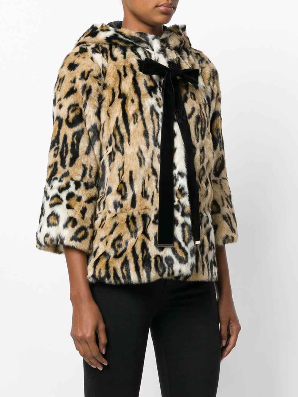 Twinset leopard coat Clearance