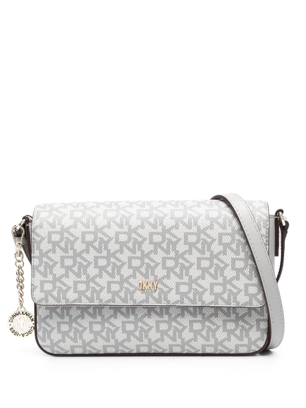 DKNY Bryant Monogram Crossbody Bag in Gray Lyst