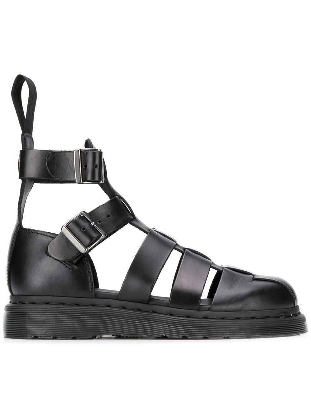 Vleugels koken Regeren Dr. Martens Geraldo Sandals in Black | Lyst