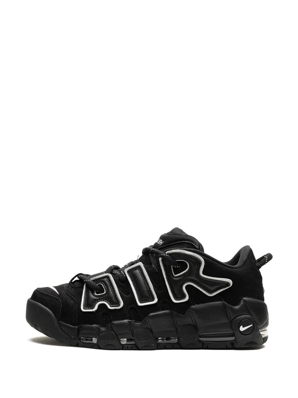 nike uptempo black women's