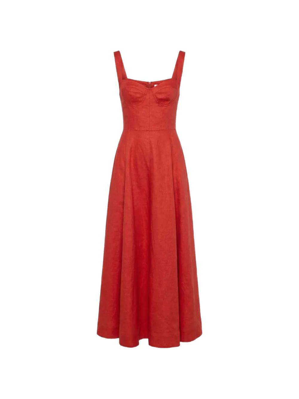 strapless open back dress WW32038] Nicholas main image 0