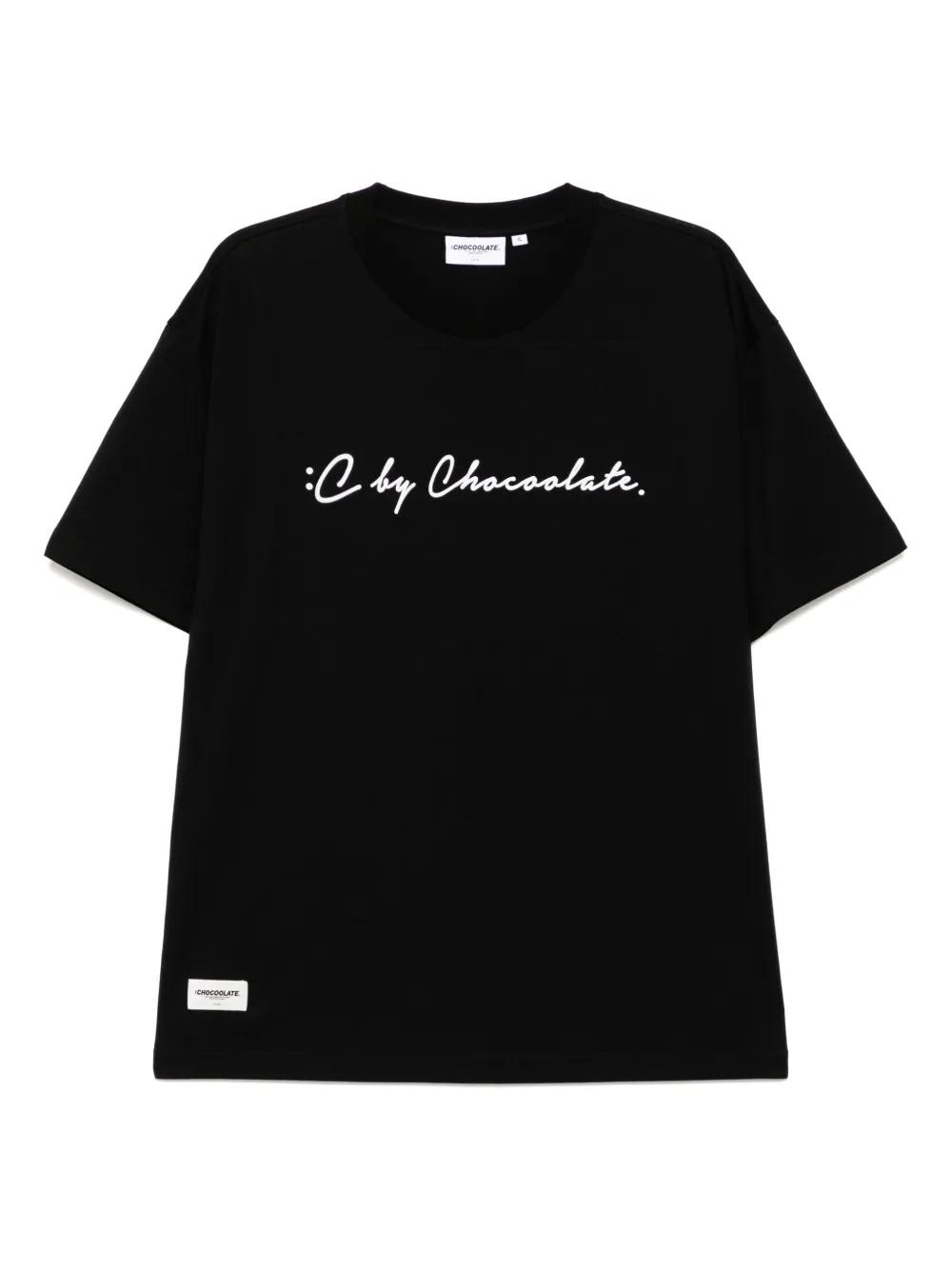 CHOCOOLATE★Round neck loose short sleeve T-shirt CE9 30398852_59597268_600.jpg