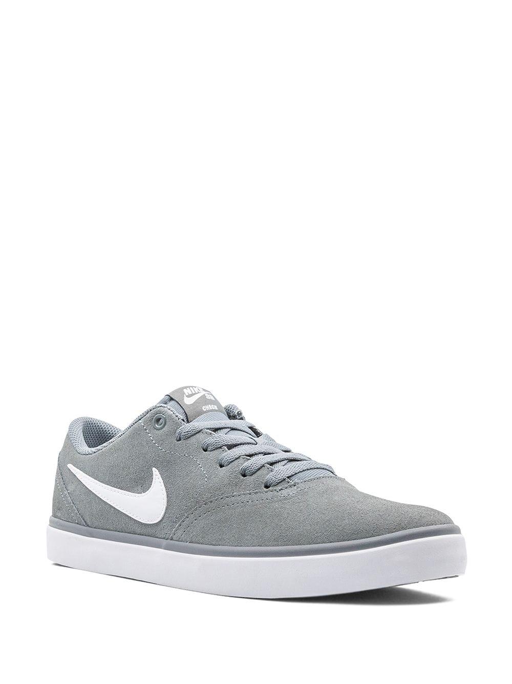 Nike Sb Check Solar Sneakers in Grey (Gray) for Men | Lyst