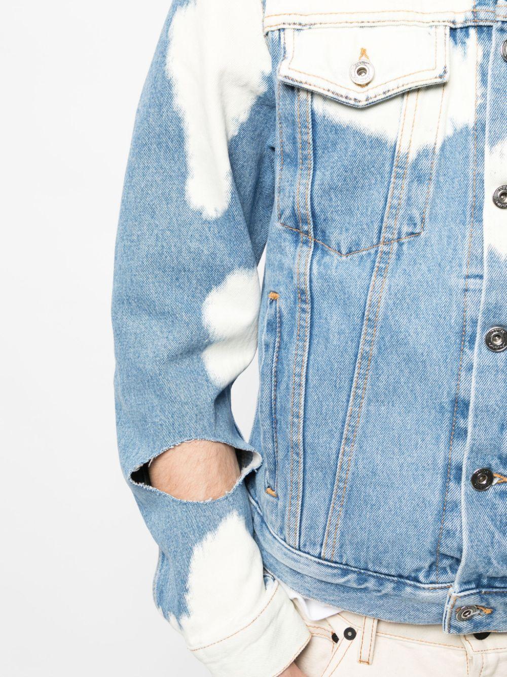 Off White Bedruckte Jeansjacke Off-White C/o Virgil Abloh