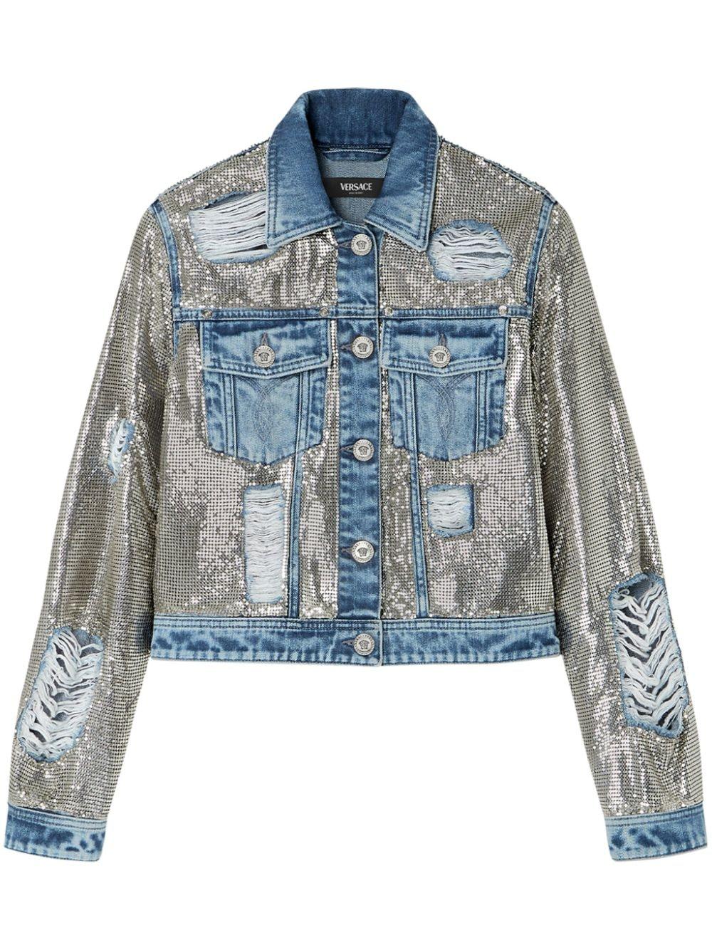 Vestes Versace pour femme Reductions en ligne jusqu a 59 Lyst