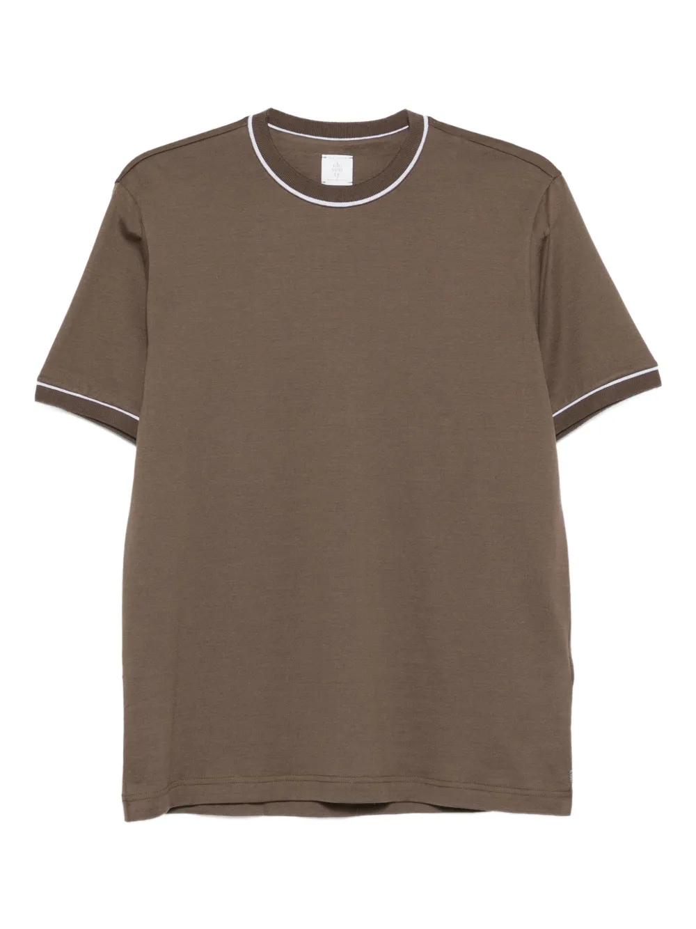 Tシャツ・カットソー ELEVENTY COTTON T-SHIRT WITH DOUBLE-LAYER EDGES Eleventy T-shirts for Men | Online Sale up to 47% off | Lyst