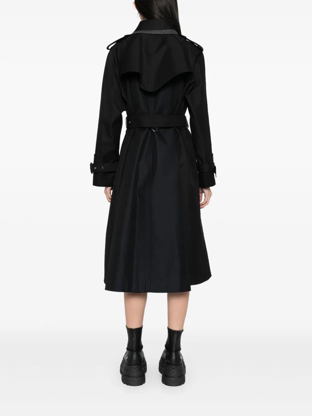 【sacai】ノースリーブ バックルベルト付 スーツ コート sacai】ノースリーブ バックルベルト付 スーツ コート (sacai