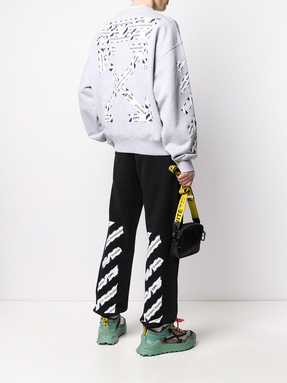 Off white cabin baggage sweatshirt hotsell