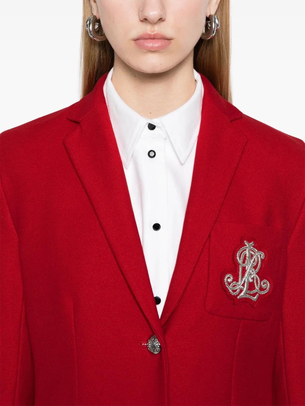 farfetch red ralph lauren blazer
