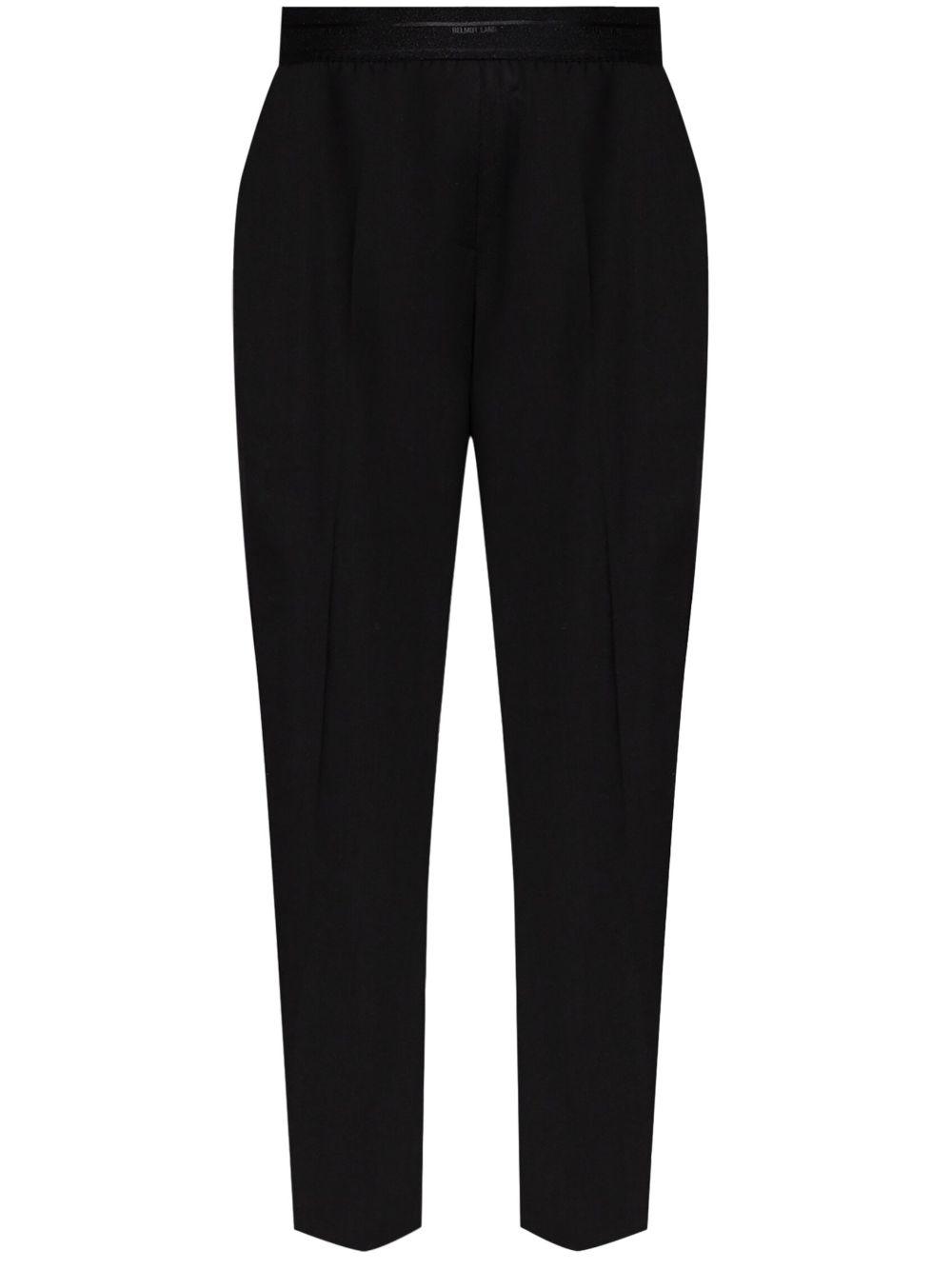 Helmut Lang レディース ブラック バージンウール パンツ パンツ 