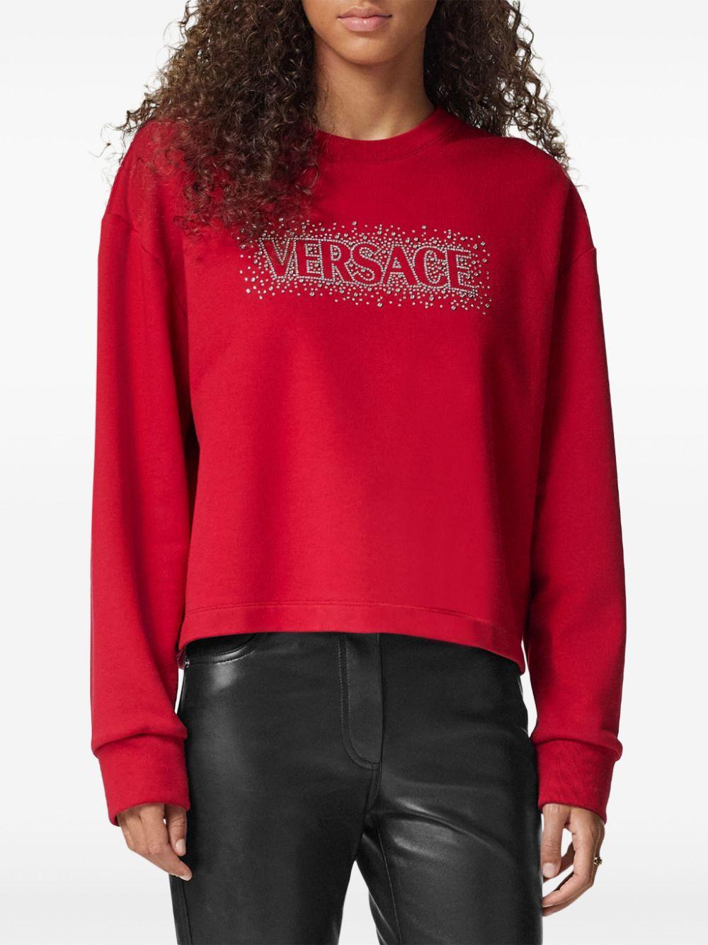 Versace red sweatshirt sale