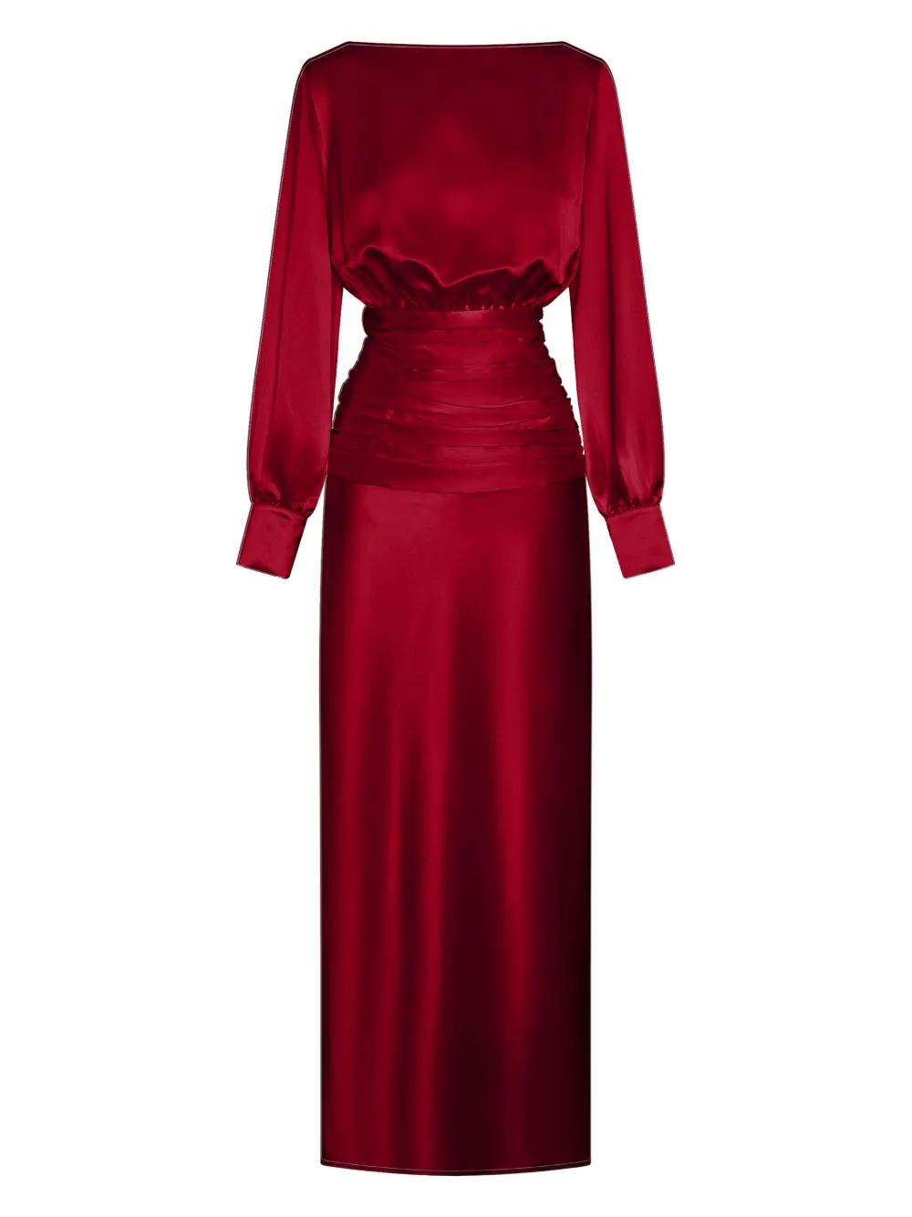 chinese dress ladies Nadine Merabi Lydia Mini Dress in Red