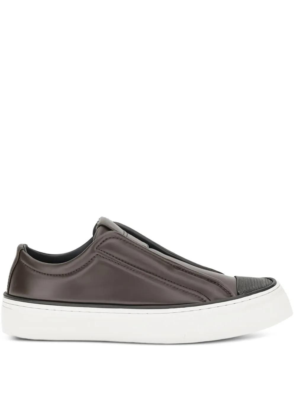スニーカー Brunello Cucinelli Sneakers & Slip-On Brunello Cucinelli slip-on Sneakers | Grey | FARFETCH