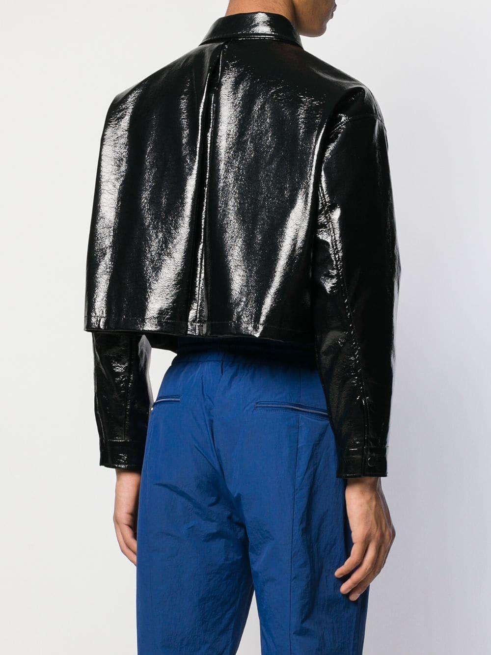 WWWM Cropped Bomber Jacket in Black for Men Lyst